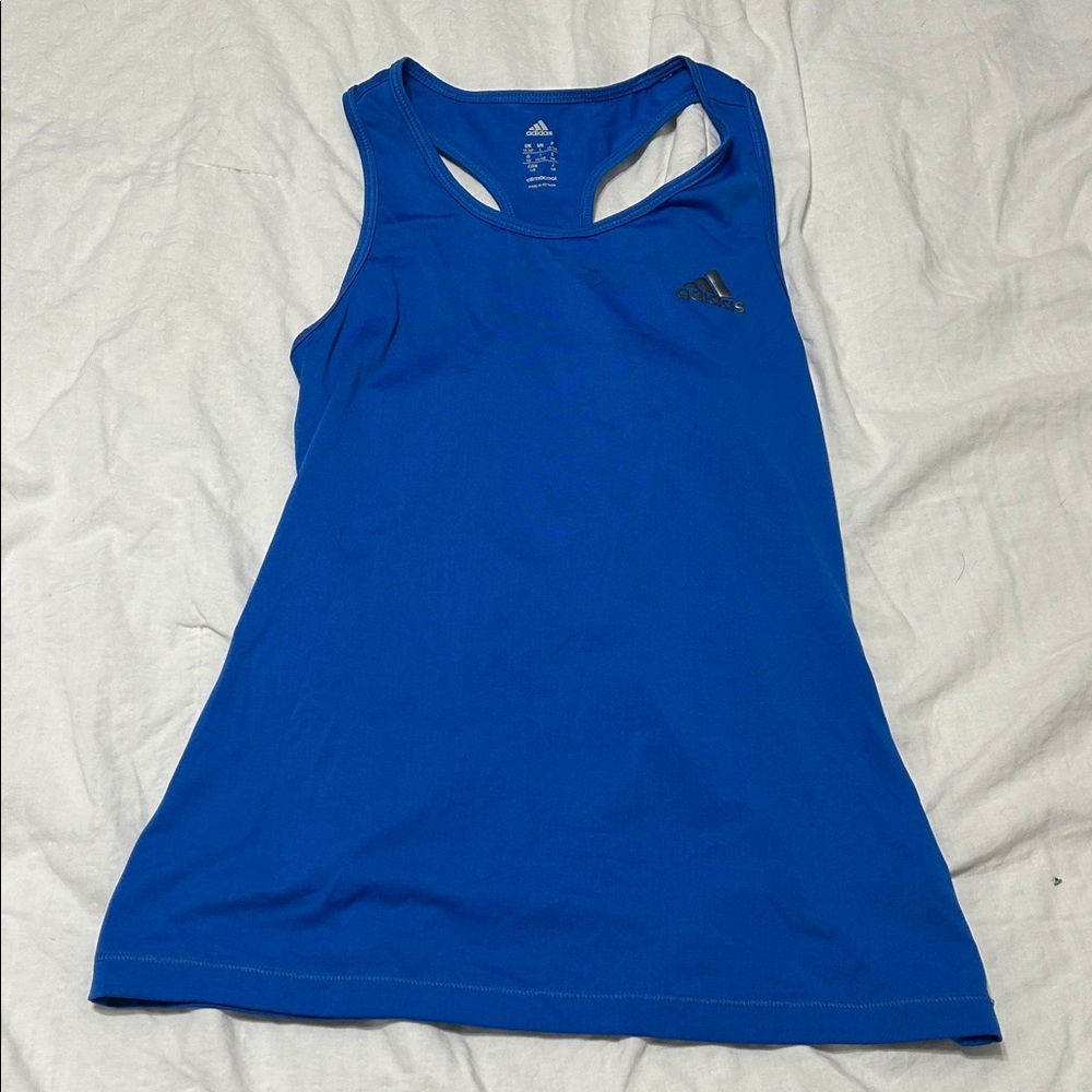Adidas Women's Vibrant Blue Tank Top